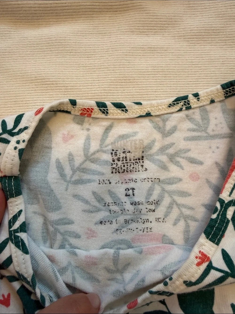 Winter Water Factory - Toucan Print Elastic-Waist Dress
